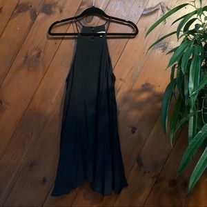 Lucca Couture High Neck Black Dress